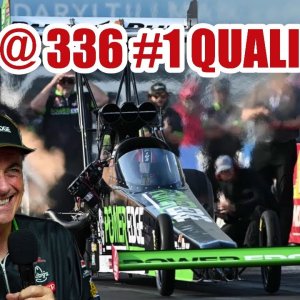 “Blasting to #1 Qualifier with a 3.70 at 336 MPH | NHRA Playoffs”