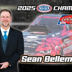 Sean Bellemeur - 2025 NHRA Lucas Oil Series Top Alcohol Funny Car World Champion