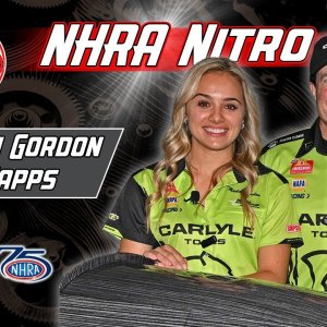 Ron Capps and Maddi Gordon go WFO on NHRA Nitro
