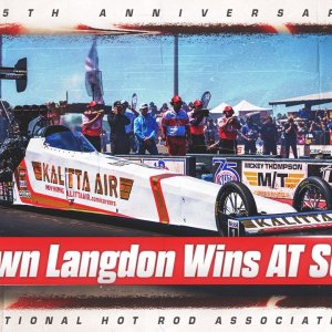 Shawn Langdon earns his second victory of the season