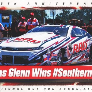 Dallas Glenn wins the NHRA Southern Nationals