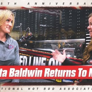 Krista Baldwin to return to NHRA Competition at the Gerber Collision & Glass Route 66 NHRA Nationals