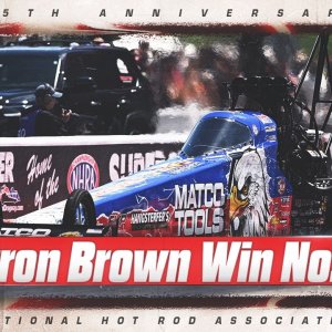 Antron Brown earns the 82nd victory of his career