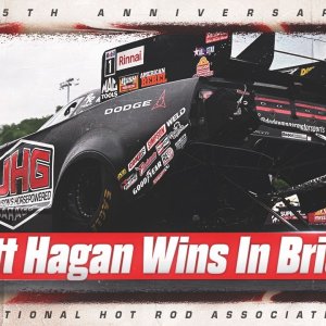 Matt Hagan caps off dominating weekend in Bristol with a Wally