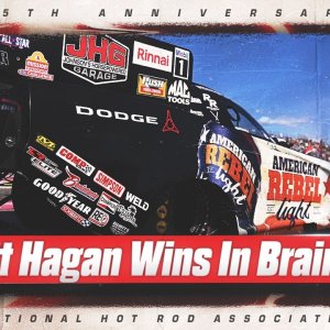 Matt Hagan takes points lead with win in Brainerd