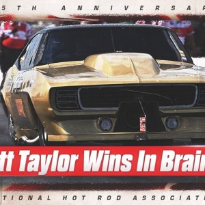 Scott Taylor wins Outlaw Street at the NHRA Brainerd Nationals