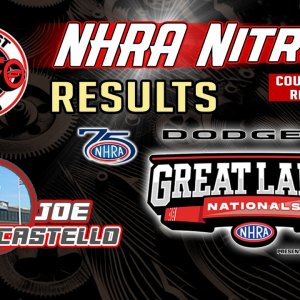 Results - Dodge NHRA Great Lakes Nationals with Jordan Vandergriff, Troy Coughlin Jr. and John Hall