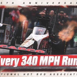 Every 340 MPH run from the Dodge NHRA Great Lakes Nationals presented by MOPAR