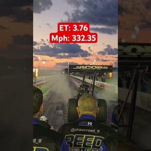 Fastest pass of the day.