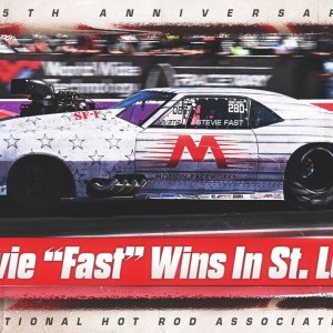 Stevie "Fast" Jackson wins Pro Mod at the NAPA Auto Parts NHRA Midwest Nationals