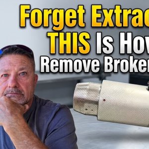 Forget Extractors. This is How you remove broken bolts.