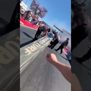 Meta glasses can't handle the sound of nitro 🤣 #NHRA