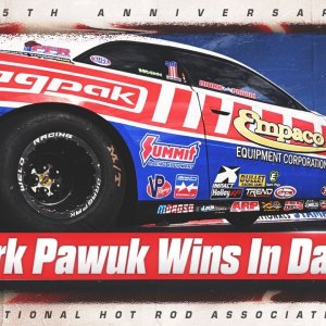 Mark Pawuk wins Factory Stock Showdown at the Texas NHRA FallNationals